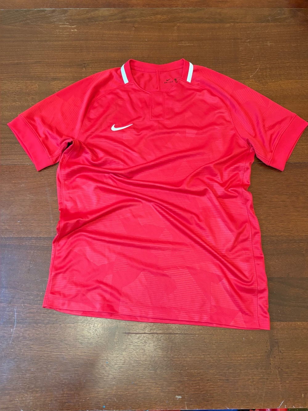 Nike Red Dri-FIT Soccer Jersey Top Mens Size Medium